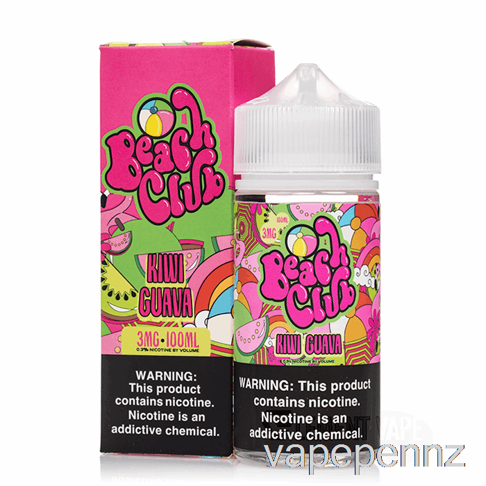 Kiwi Guava - Beach Club - 100mL 6mg VAPE NZ
